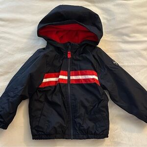 OshKosh B'gosh Black and Red Fleece Jacket